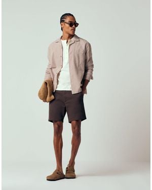 ASOS Mid Length Skinny Fit Chino Shorts - Brown