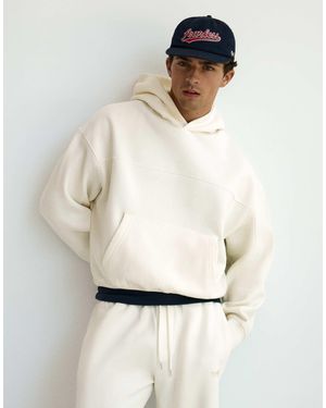 Bershka – kapuzenpullover - Weiß