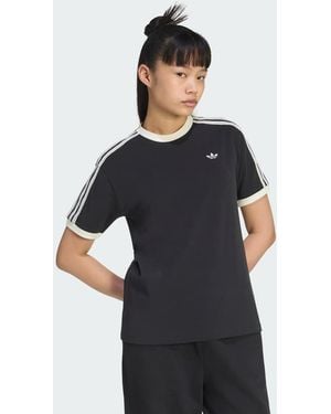 adidas Originals Summer Glow Advanced Three Stripes Tee - Black