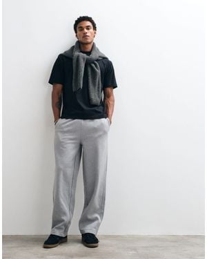 ASOS Premium Heavyweight Wide Leg jogger - Gray