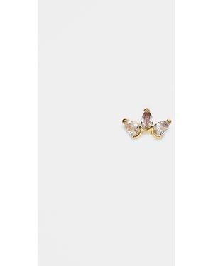 Kingsley Ryan Small Petal Labret Piercing Earring - White