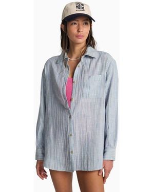 Billabong Wanderer Long Sleeve Shirt - Blue