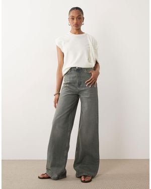 ASOS Asos design tall – weit geschnittene jeans - Weiß