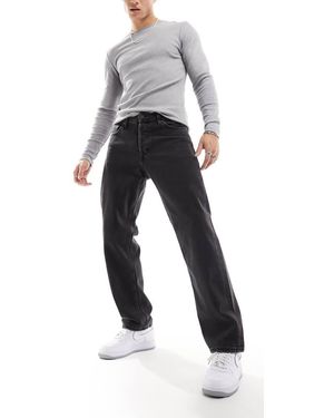 Jack & Jones Vaqueros De Corte Suelto Con Lavado Eddie De - Gris
