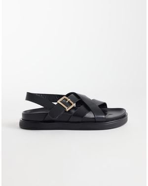 New Look Backstrap Sandal - Black