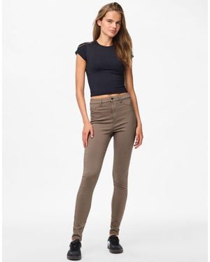 Pieces – jeggings - Blau
