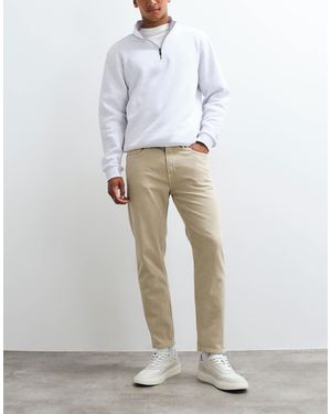 Mango Tapered Jean - White