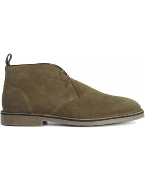 Dune Cashed Desert Boots - Green