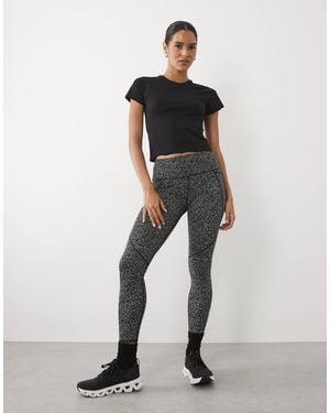 Sweaty Betty Power 7/8 workout-leggings mit em micro-dot-print - Schwarz