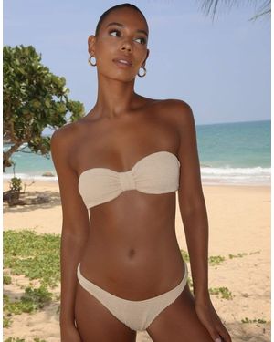 Moda Minx Scrunch Bandeau Top - Blue