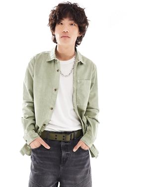 River Island Long Sleeve Overshirt - Green