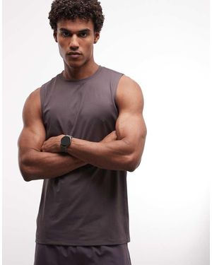 4505 Icon Quick Dry Mesh Training Tank Top - Grey