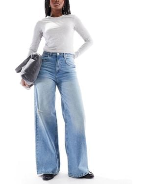 ASOS Wide Leg Dad Jeans - Blue