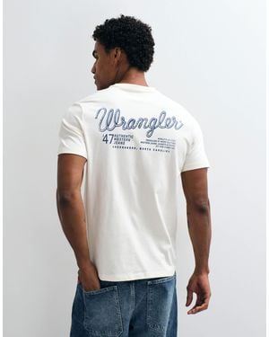 Wrangler T-shirt imprimé graphique écru - Blanc