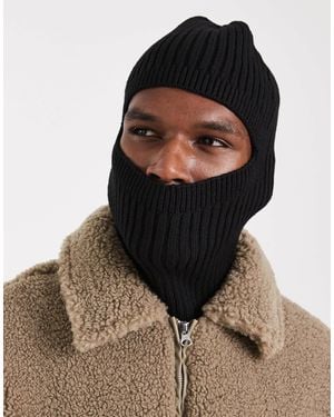 ASOS Knitted Balaclava - Black