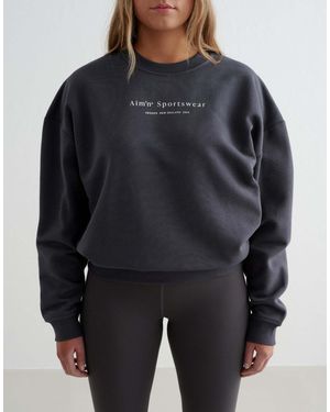 Aim'n – sweatshirt - Schwarz