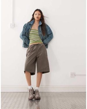 Weekday Pantaloncini Cargo - Multicolore
