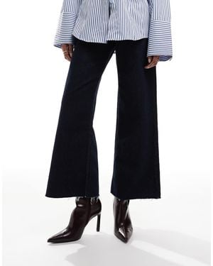 Pull&Bear Pointed Toe Heeled Boot - Blue