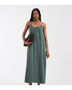 Vero Moda Chuck On Cami Maxi Dress - Green