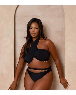 Moda Minx Curve X Alessa Tyrrell-Charles - Marrone