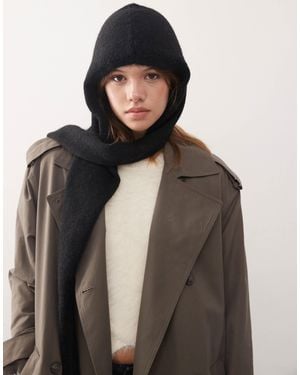 Weekday Scarf With Hood - Black