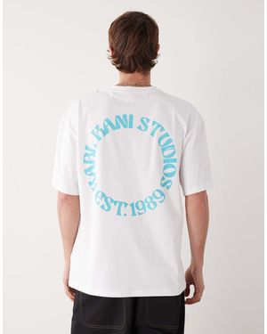 Karlkani – oversize-t-shirt - Weiß