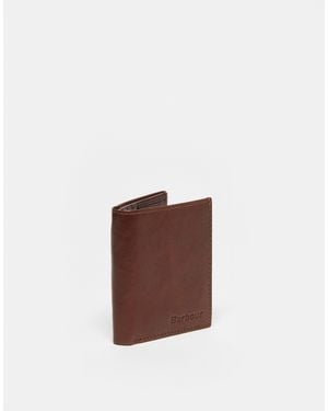 Barbour Colwell - portafoglio a libro piccolo marrone - Multicolore