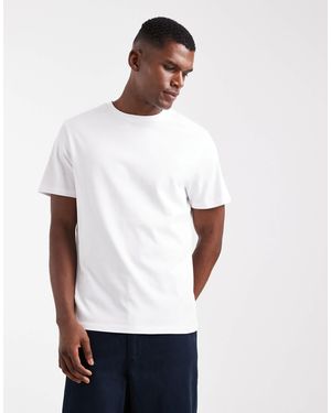 ASOS – schweres t-shirt - Weiß