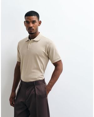 Mango T-shirt à col roulé beige - Neutre