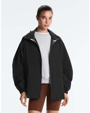 Oysho Super Extra Lightweight Packable Waterproof 10k Jacket - Black