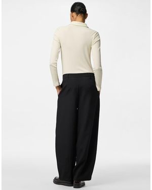 Pieces Trousers - White