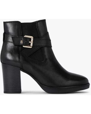 KG by Kurt Geiger Sage Mid Ankle Boots - Black