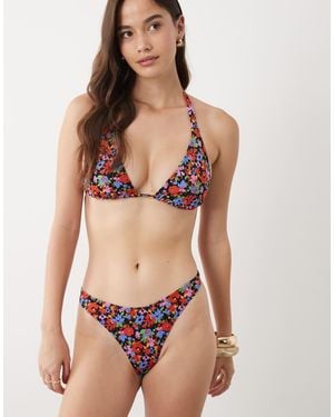 ASOS Fuller Bust Jasmine Triangle Bikini Top - Natural