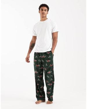 Hollister Nightwear Trousers - White
