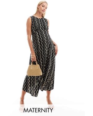 Nobody's Child Maternity Devi Sleeveless Dress - Black