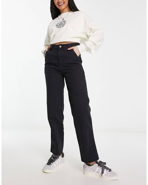 Dickies – duck – leinenhose im zimmermann-stil - Blau