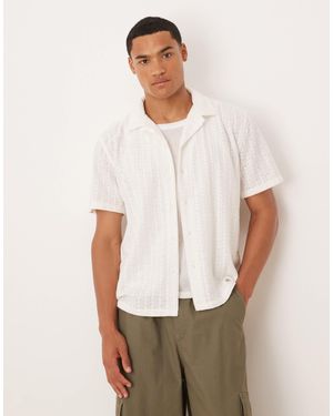 Abercrombie & Fitch – cropped-hemd - Weiß