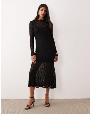 Aware – midikleid - Schwarz