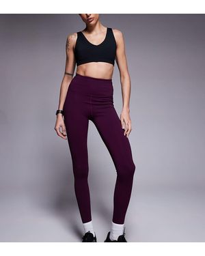 ASOS 4505 Ski & Snow Asos 4505 Tall Ski Fleece Back Base Layer leggings With Thermal Treatment - Purple