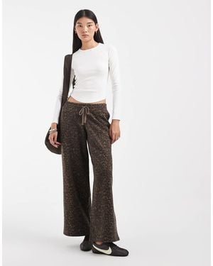 Hollister Low Rise baggy joggers - White