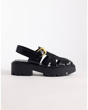 ASOS Magic Chunky Fisherman Shoes - Blue
