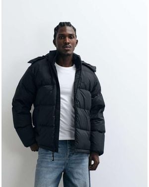 Levi's Rockwell Hooded Puffer Jacket - Blue