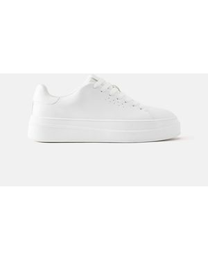 Pull&Bear Lässige chunky-sneaker - Weiß