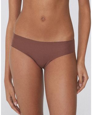 Tezenis Seamless Cotton Knickers - Brown