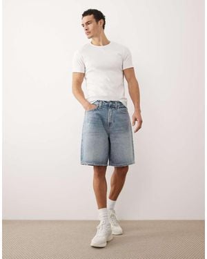 Abercrombie & Fitch baggy Jorts - Blue