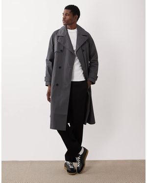 ASOS Oversized Trench Coat - White