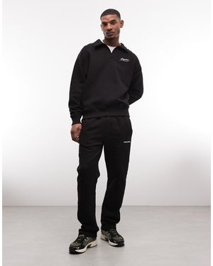 PEGADOR Logo Wide Leg joggers - Black