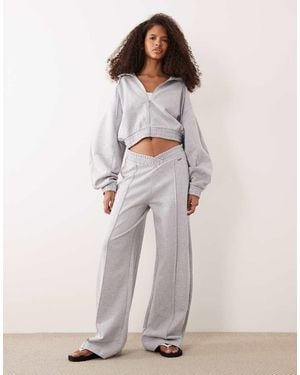 HUGO Nuasem Wide Leg Co-ord joggers - Natural