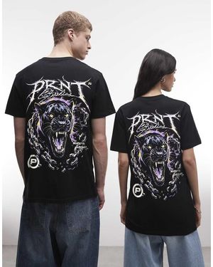 PRNT Panther Chains Relaxed T-Shirt - Black