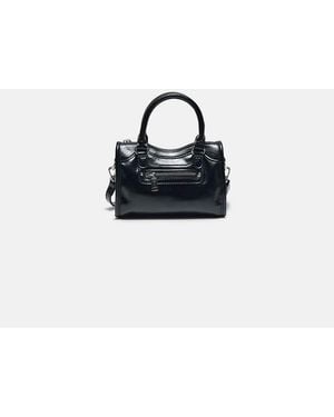 Stradivarius Mini Crossbody Bag With Pocket - Blue